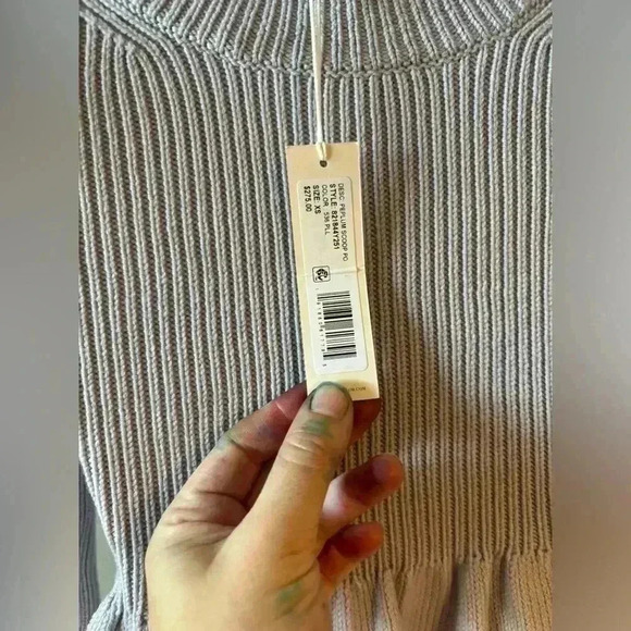 Rebecca Taylor Women's Scoop Neck Peplum Pullover - Picture 5 of 6